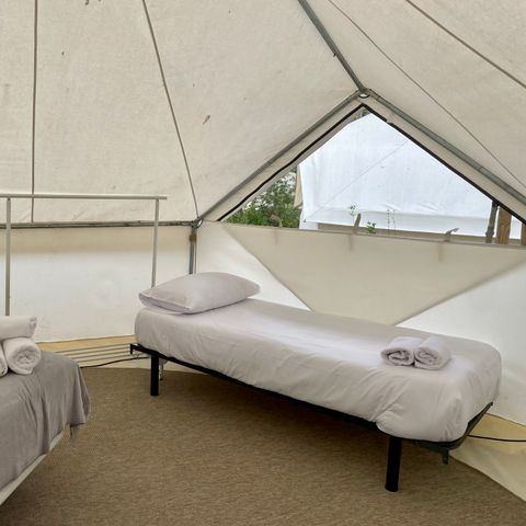 TENTE TOILE ET BOIS 2 personnes - Bell Tent Plus
