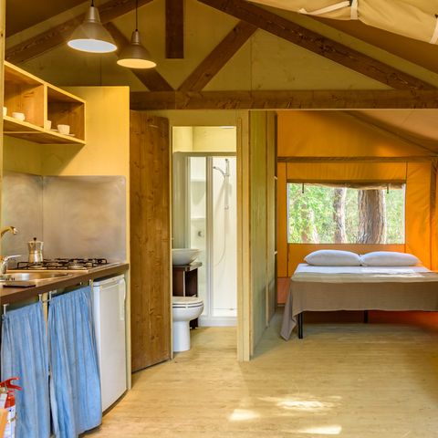 TENTE TOILE ET BOIS 6 personnes - Big Country Lodge