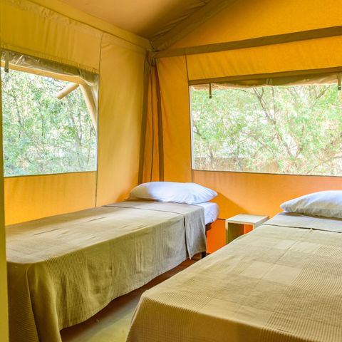 TENTE TOILE ET BOIS 6 personnes - Big Country Lodge