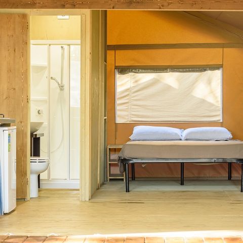 TENTE TOILE ET BOIS 5 personnes - Country Lodge