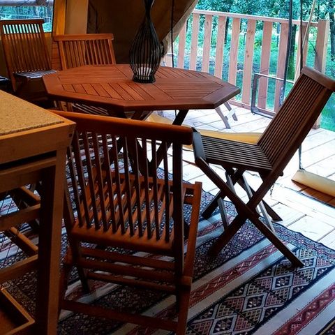 TENTE 5 personnes - Tente lodge - 40m² - 2 chambres