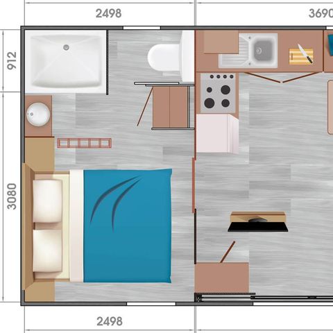 BUNGALOW 5 personnes - Taos 5