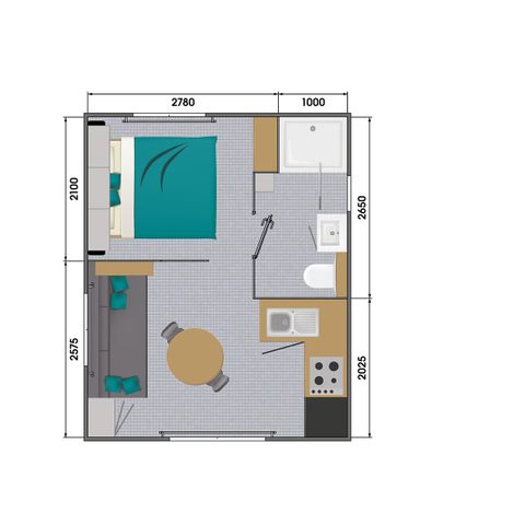 BUNGALOW 2 personnes - Privilège 2P