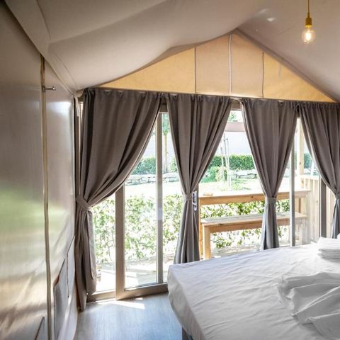 TENTE TOILE ET BOIS 2 personnes - SAFARI TENT