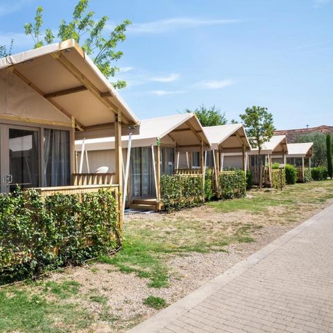 TENTE TOILE ET BOIS 2 personnes - SAFARI TENT