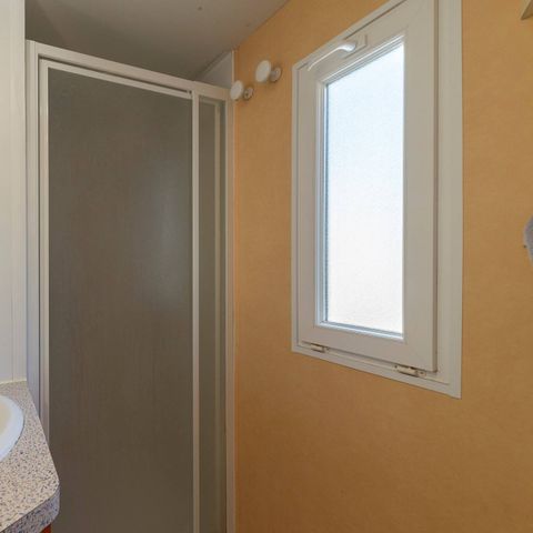 BUNGALOW 6 personnes -  Mobil-home | Comfort | 3 Ch. | 6 Pers. | *Terrasse surélevée* | 1 SDB | Clim.