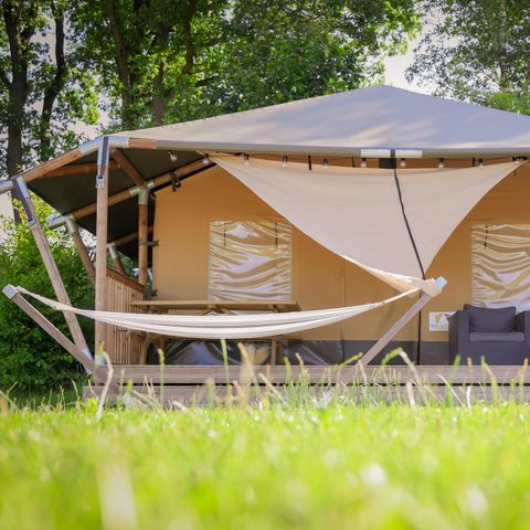 TENTE TOILE ET BOIS 6 personnes - Safari Cottage