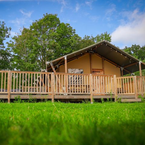 TENTE TOILE ET BOIS 6 personnes - Bien-être