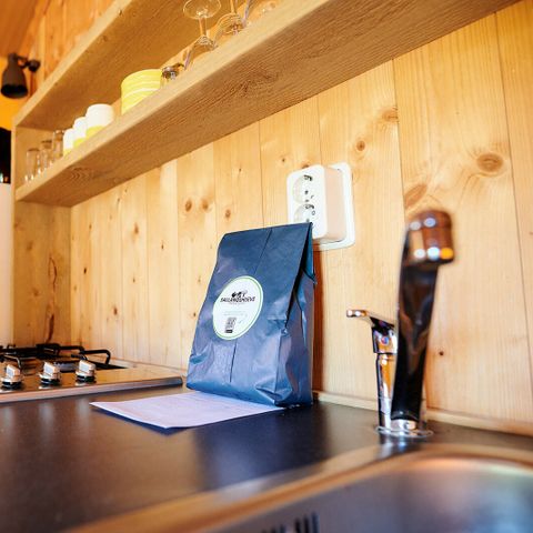 TENTE TOILE ET BOIS 6 personnes - Bien-être