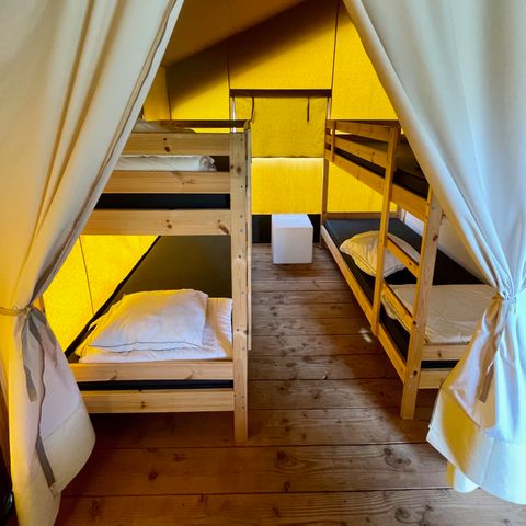 TENTE TOILE ET BOIS 6 personnes - Tente safari