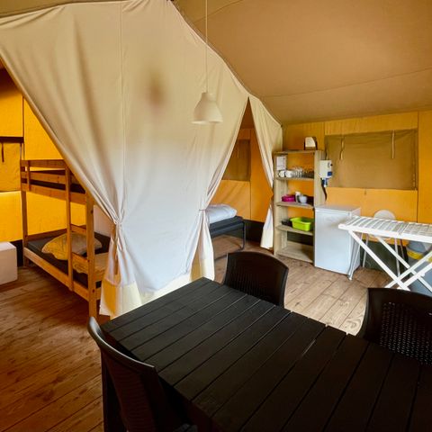 TENTE TOILE ET BOIS 6 personnes