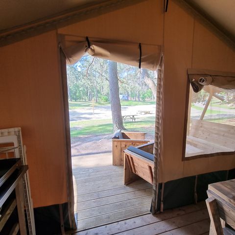 TENTE TOILE ET BOIS 4 personnes