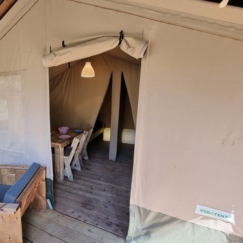 Tente en toile et en bois 4 personnes