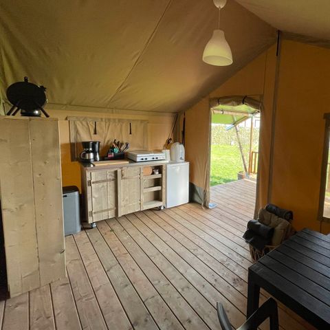 TENTE TOILE ET BOIS 6 personnes