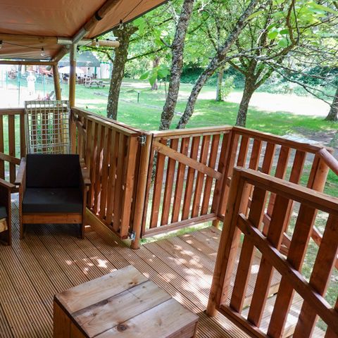 TENTE TOILE ET BOIS 4 personnes