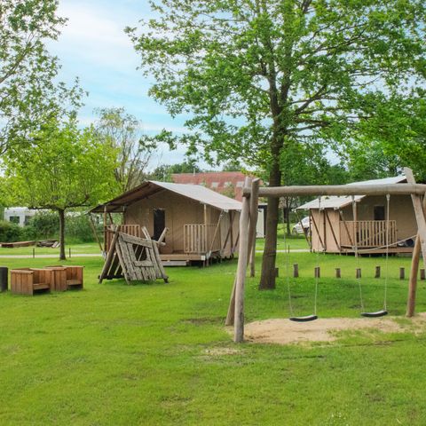 Tente en toile et en bois 4 personnes