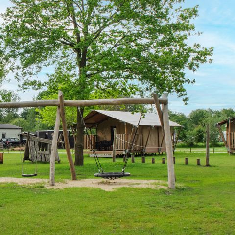 Tente en toile et en bois 4 personnes