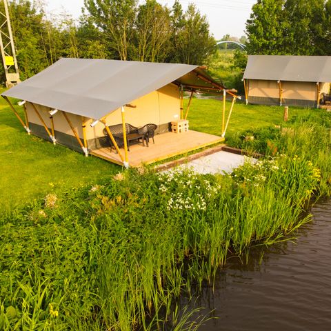 TENTE TOILE ET BOIS 6 personnes