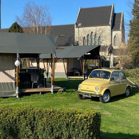 Tente en toile et en bois 4 personnes