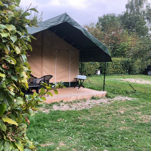 TENTE TOILE ET BOIS 4 personnes - Tente safari