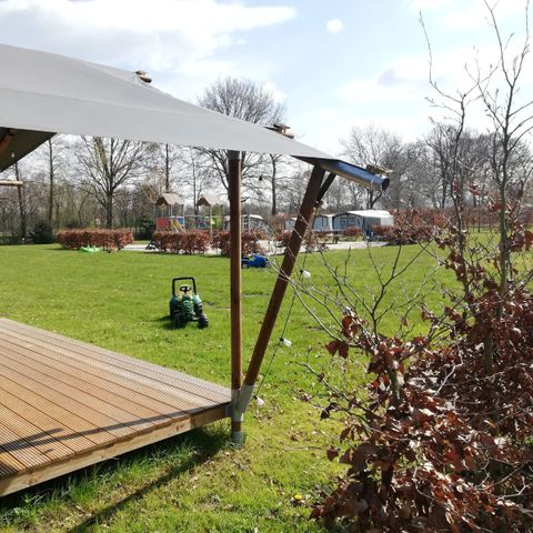 Tente en toile et en bois 6 personnes