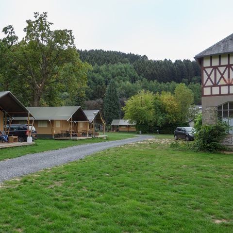Tente en toile et en bois 6 personnes