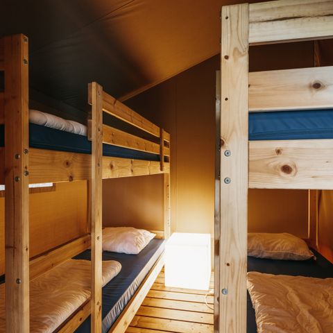 Tente en toile et en bois 6 personnes