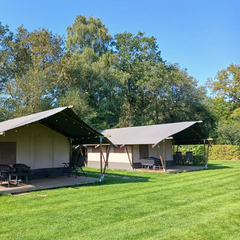 Tente en toile et en bois 6 personnes