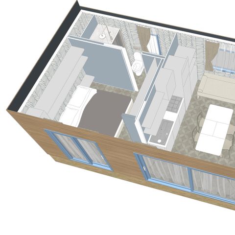 BUNGALOW 5 personnes - Maxicaravan JACUZZI VIEW