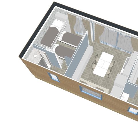 BUNGALOW 5 personnes - Maxicaravan JACUZZI VIEW
