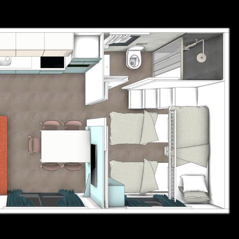 BUNGALOW 5 personnes - Maxicaravan Eco Green