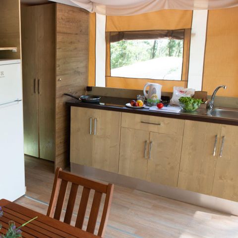 TENTE TOILE ET BOIS 5 personnes - Lodgetent Deluxe
