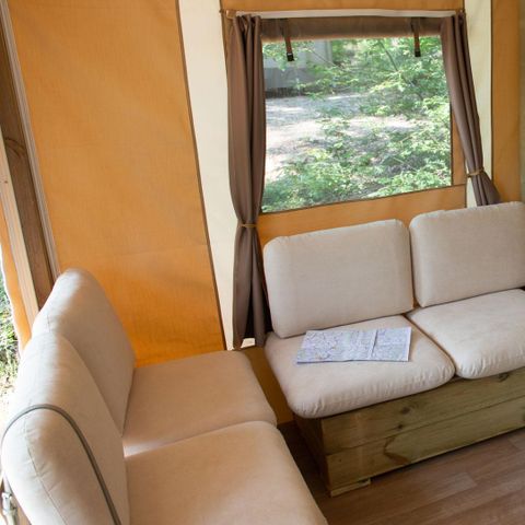 TENTE TOILE ET BOIS 5 personnes - Lodgetent Deluxe