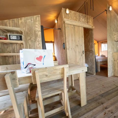 Tente en toile et en bois 4 personnes - Safari Tenten