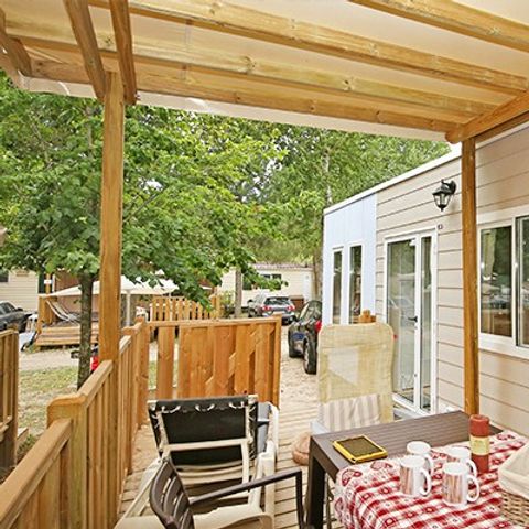 BUNGALOW 4 personnes - Comfort XL | 2 Ch. | 4 Pers. | Terrasse surélevée | Clim.