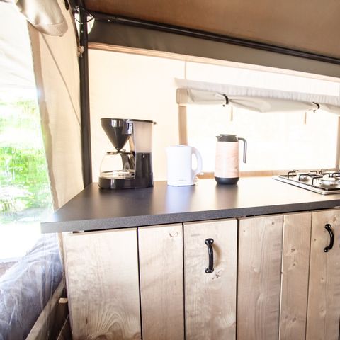 TENTE TOILE ET BOIS 4 personnes - Zelena Laguna - Tente Safari Confort