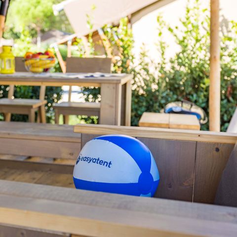 TENTE TOILE ET BOIS 4 personnes - Tente safari Confort + climatisation
