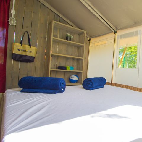 TENTE TOILE ET BOIS 5 personnes - Luxe safaritent