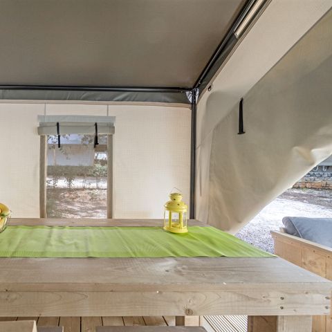 TENTE TOILE ET BOIS 5 personnes - Porto Sole - Tente Safari Confort