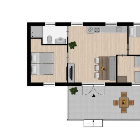 LODGE 6 personnes - 2 (RP6A)