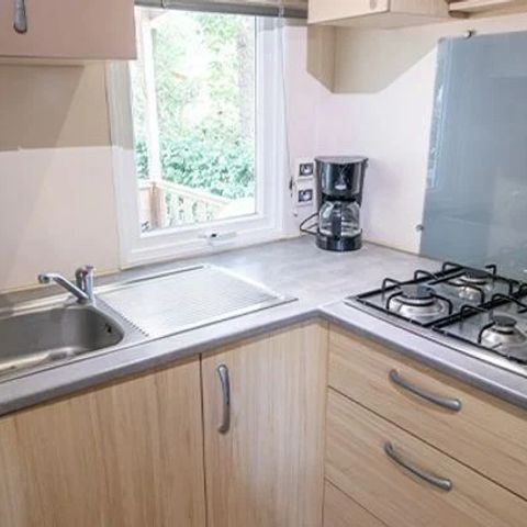 BUNGALOW 6 personnes - Mobil-home | Comfort XL | 3 Ch. | 6 Pers. | Terrasse surélevée | Clim.