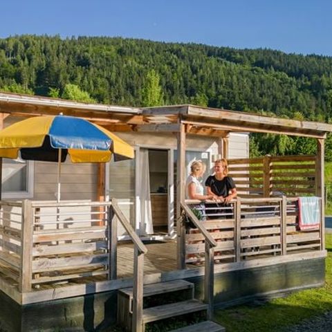 BUNGALOW 6 personnes - Mobil-home | Comfort XL | 3 Ch. | 6 Pers. | Terrasse surélevée | Clim.