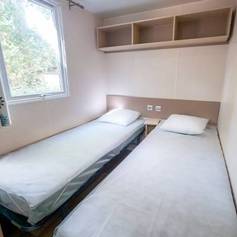 BUNGALOW 6 personnes - Mobil-home | Comfort | 3 Ch. | 6 Pers. | Terrasse surélevée | Clim.