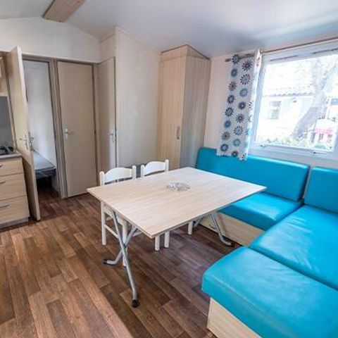 BUNGALOW 6 personnes - Mobil-home | Comfort | 3 Ch. | 6 Pers. | Terrasse surélevée | Clim.