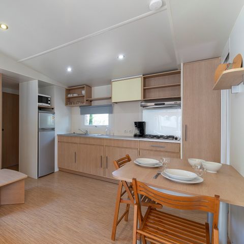 BUNGALOW 6 personnes - Premium Azure | 3 Ch. | 6 Pers. | Terrasse surélevée | Clim.