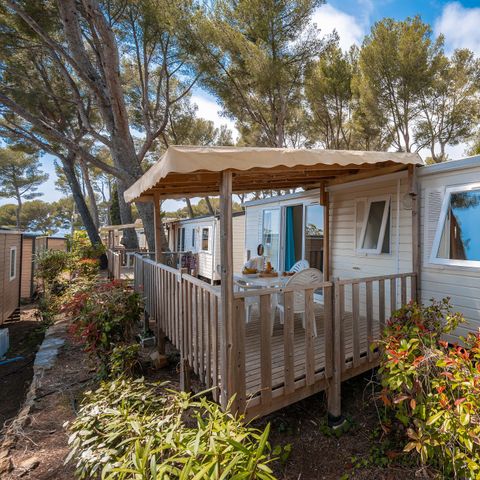 BUNGALOW 6 personnes - Premium Azure | 3 Ch. | 6 Pers. | Terrasse surélevée