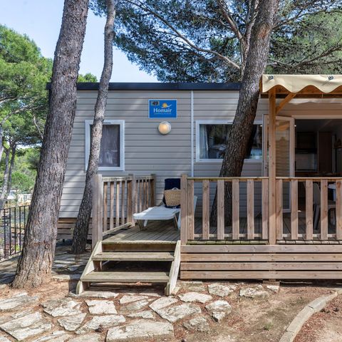 BUNGALOW 6 personnes - Premium Azure | 3 Ch. | 6 Pers. | Terrasse surélevée | Clim.