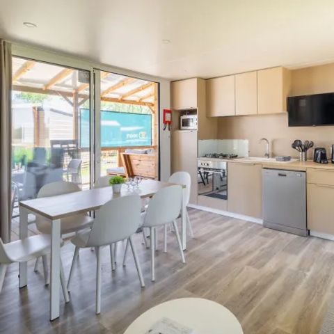 Mobilhome 8 personnes - Supreme Plus 3 chambres Salon