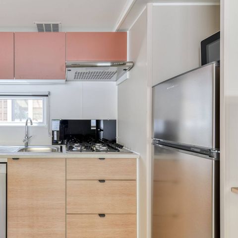 BUNGALOW 6 personnes - Mobil-home | Comfort | 3 Ch. | 6 Pers. | Terrasse surélevée | Clim.