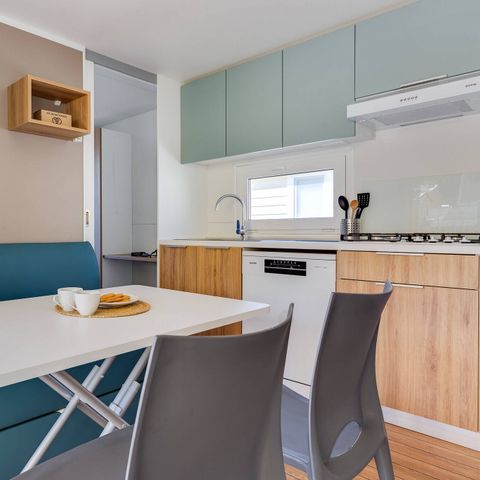 BUNGALOW 4 personnes - Mobil-home | Premium | 2 Ch. | 4 Pers. | Terrasse Lounge | Clim.